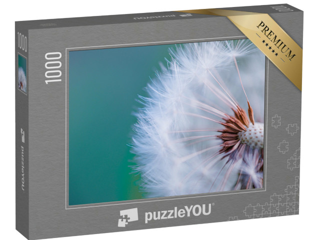 puzzle 1000 dílků „Detailní záběr pampelišky s rozmazaným pozadím, umělecký...“