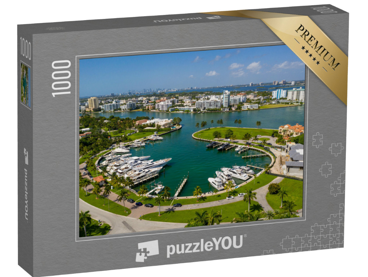 puzzle 1000 dílků „Bal Harbour Marina, Miami Beach, Florida“