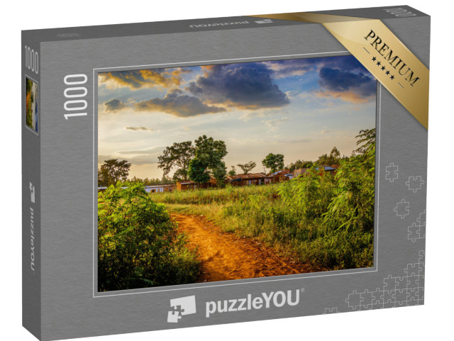 puzzle 1000 dílků „Dojmy z národního parku Mount Elgon v Ugandě“