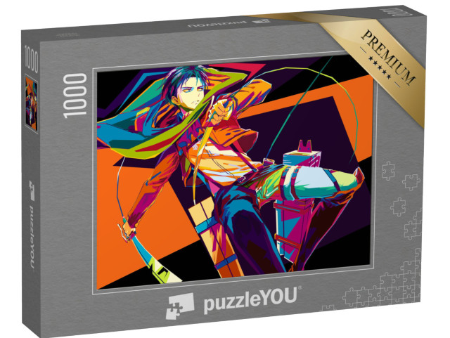puzzle 1000 dílků „Útok na Titána - anime styl“