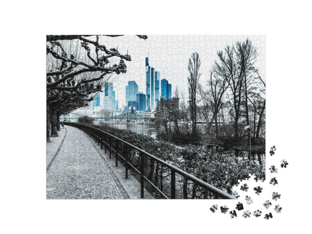 puzzle 1000 dílků „Frankfurt“
