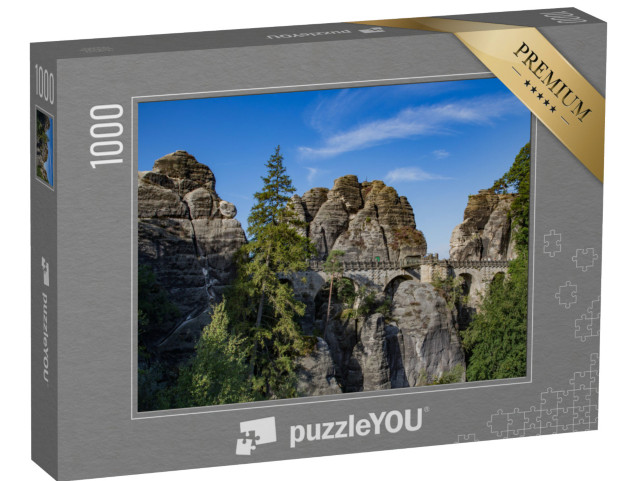 puzzle 1000 dílků „Labské pískovce v ranním světle“