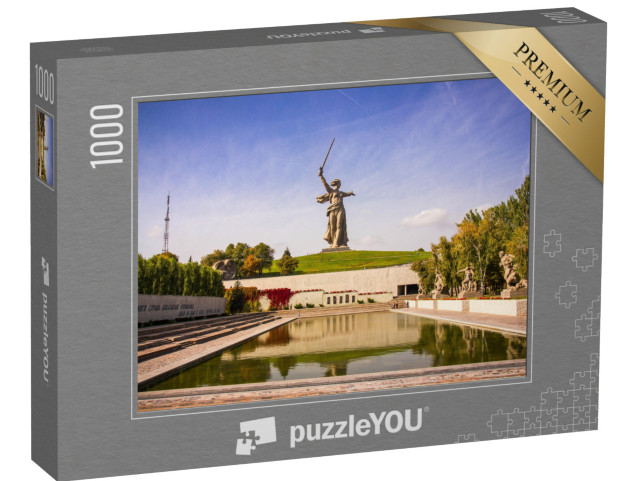 puzzle 1000 dílků „Vlast volá: Památník u Volgogradu“