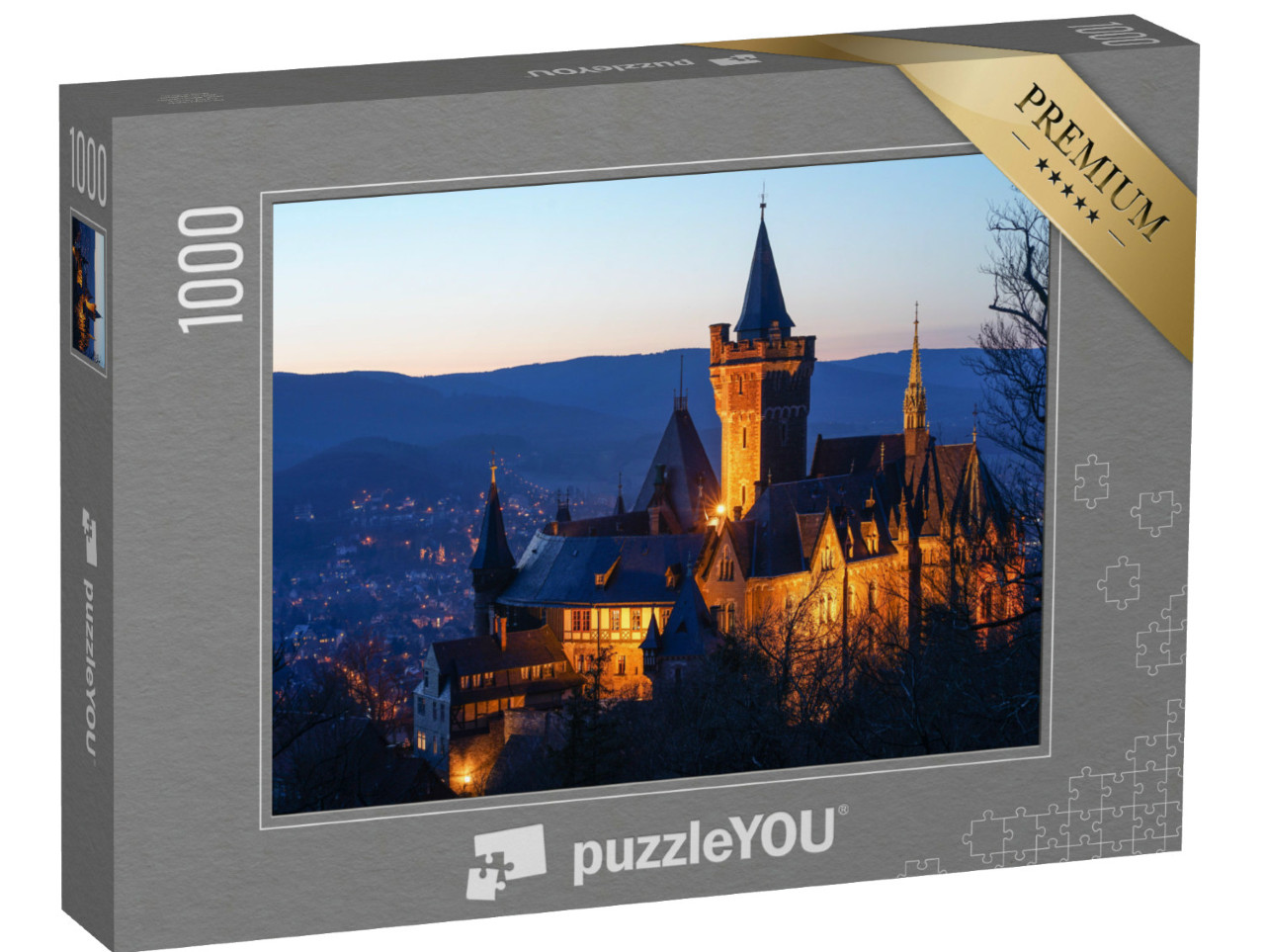 puzzle 1000 dílků „Zámek Wernigerode, Německo“