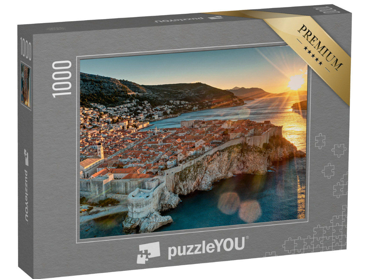 puzzle 1000 dílků „Chorvatsko Dubrovnik“