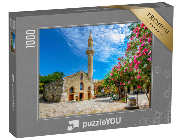 puzzle 1000 dílků „Mešita Kizilhisarli Mustafa Pasa v Bodrumu, Turecko“