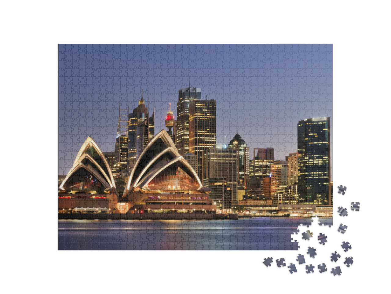 puzzle 1000 dílků „Panorama Sydney v Austrálii“