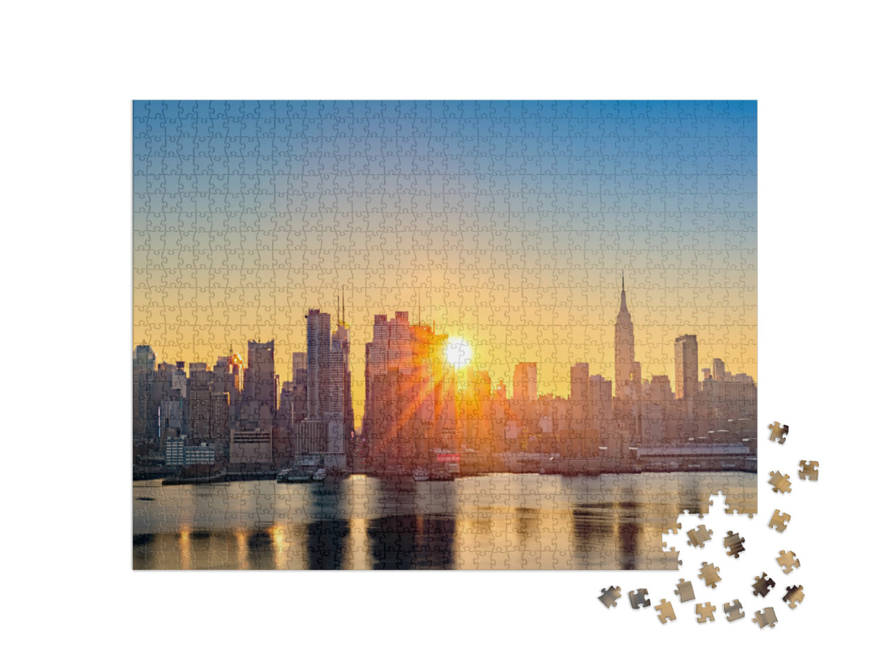 puzzle 1000 dílků „Midtown Manhattan při východu slunce“