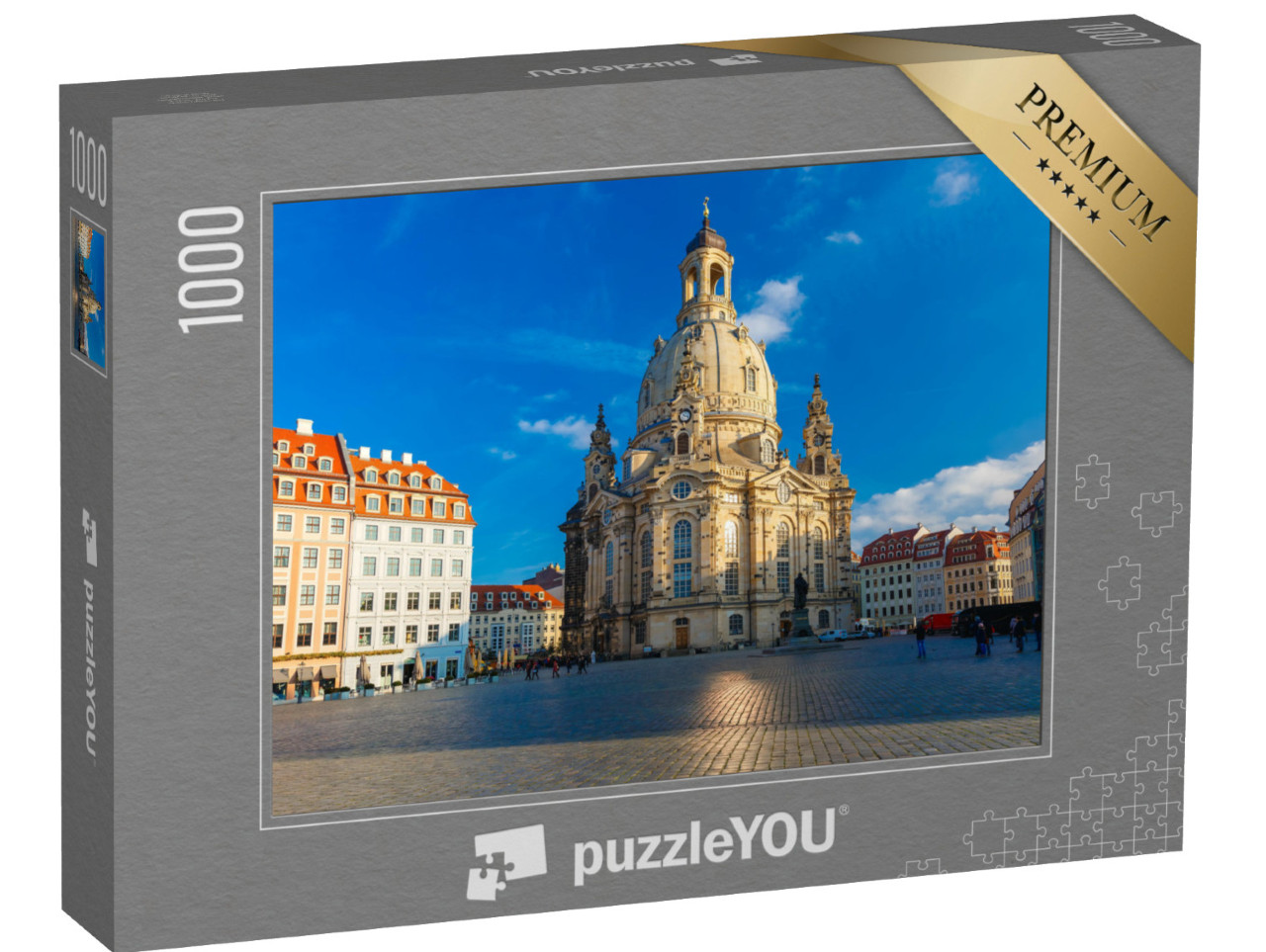 puzzle 1000 dílků „Frauenkirche v Drážďanech, Německo“