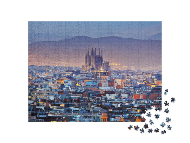 puzzle 1000 dílků „Barcelona“