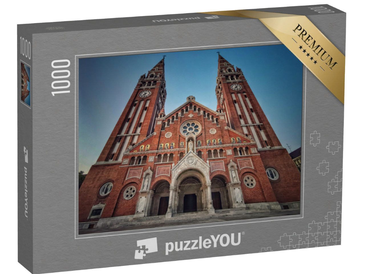 puzzle 1000 dílků „Jednou z krás Maďarska je katedrála v Szegedu.“