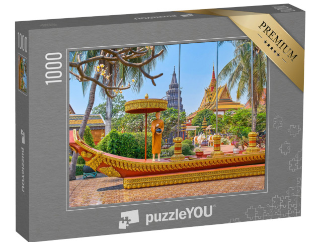 puzzle 1000 dílků „Krásný chrám v Siem Reap, Kambodža“