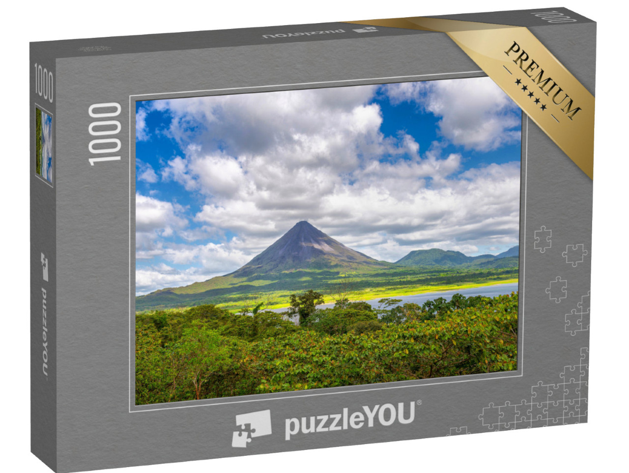 puzzle 1000 dílků „Sopka Arenal, La Fortuna, Kostarika“