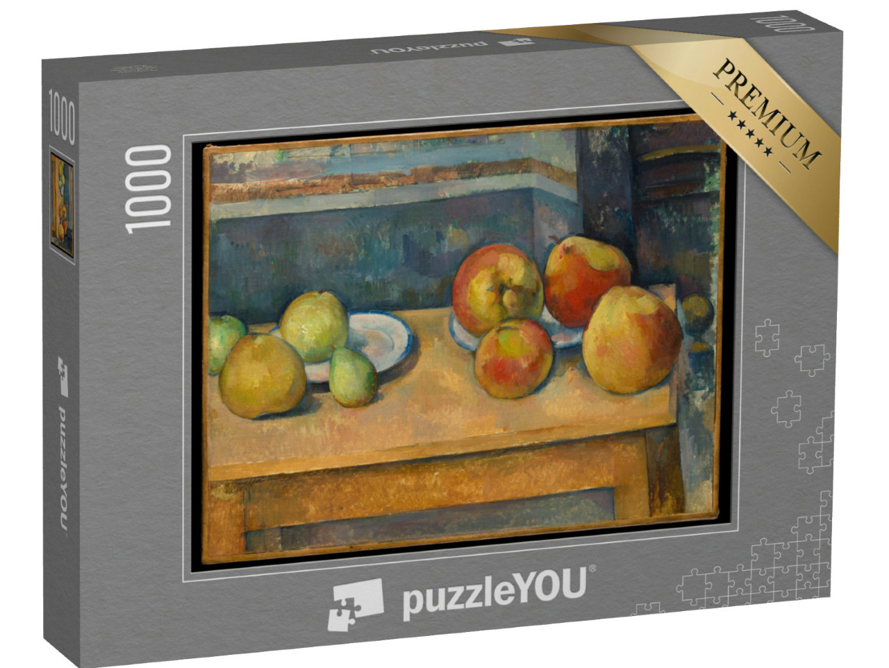 puzzle 1000 dílků „Paul Cézanne - Zátiší s jablky a hruškami“