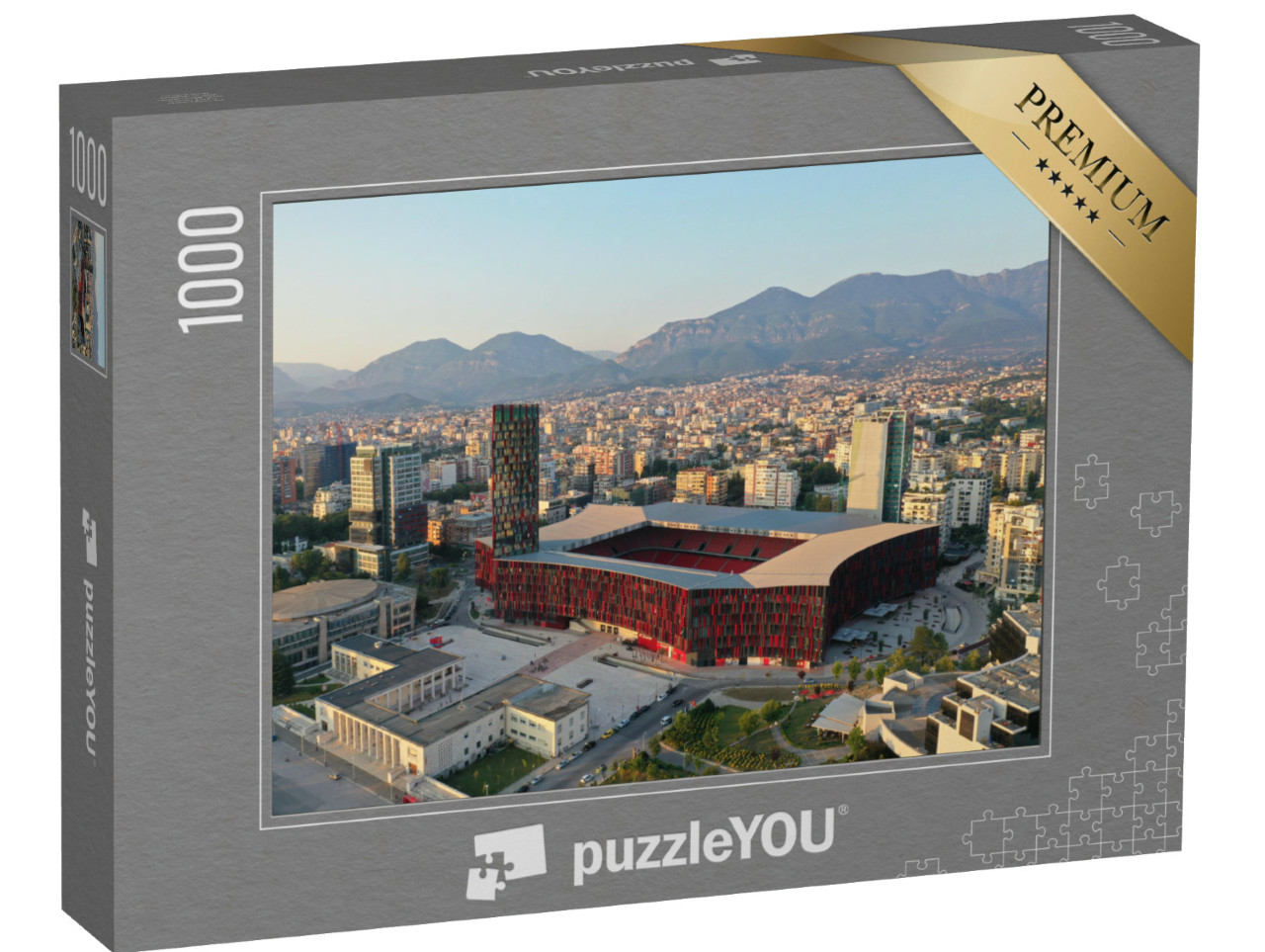 puzzle 1000 dílků „Stadion Air Albania v Tiraně, Albánie“