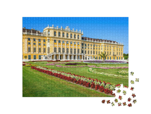 puzzle 1000 dílků „Zámek Schönbrunn ve Vídni“