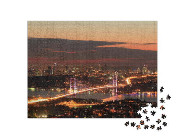puzzle 1000 dílků „Bosporský most, Istanbul“