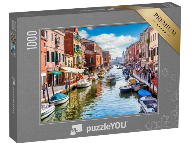 puzzle 1000 dílků „Malebný ostrov Murano v Benátkách, Itálie“