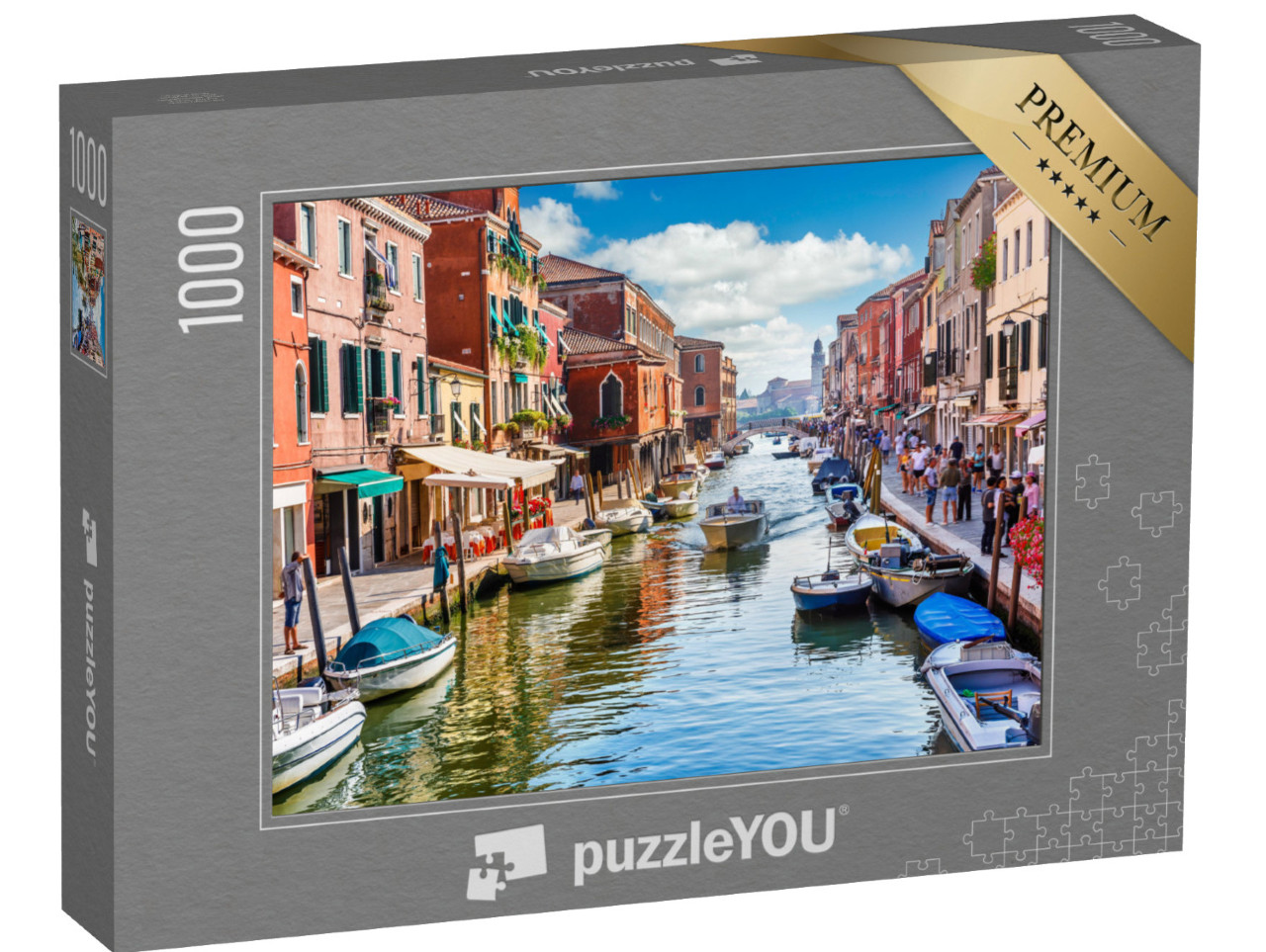 puzzle 1000 dílků „Malebný ostrov Murano v Benátkách, Itálie“