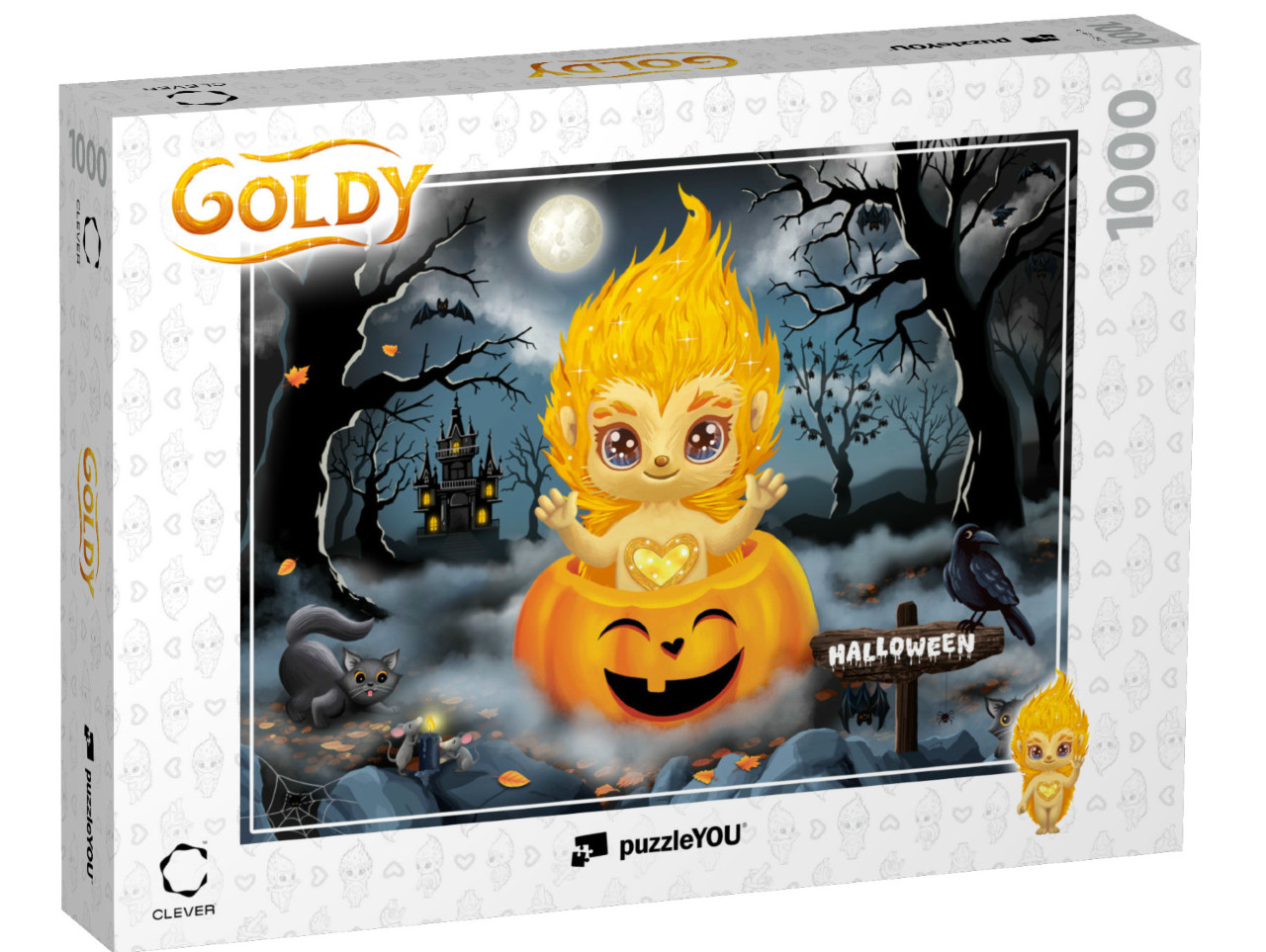 puzzle 1000 dílků „GOLDY: Halloween“