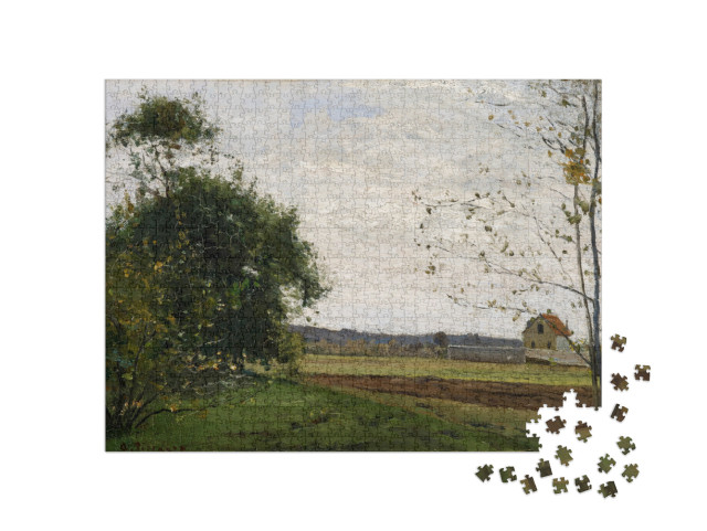 puzzle 1000 dílků „Camille Pissarro - Krajina“