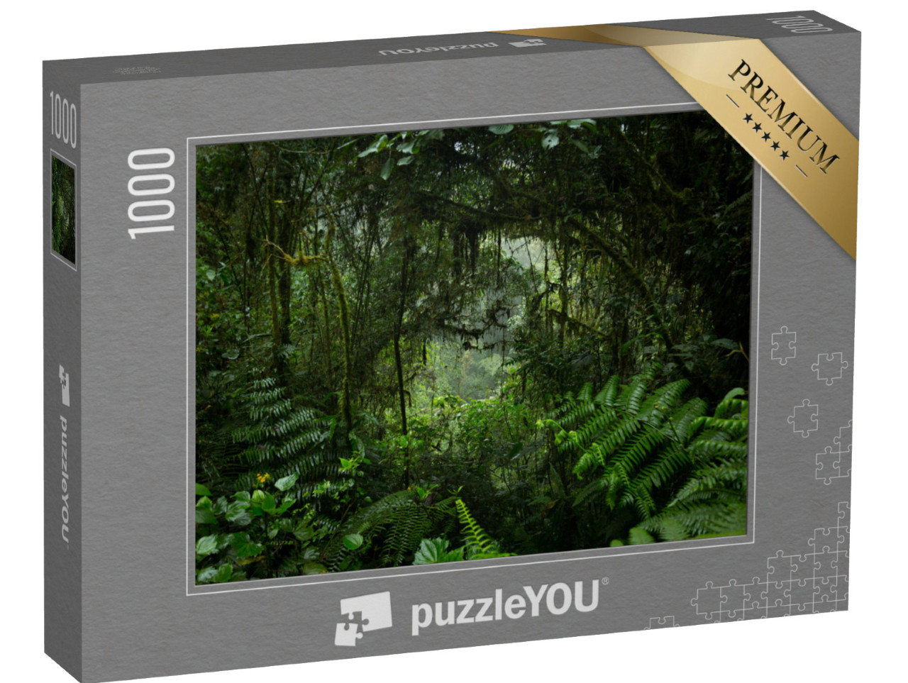 puzzle 1000 dílků „Tunel v džungli“