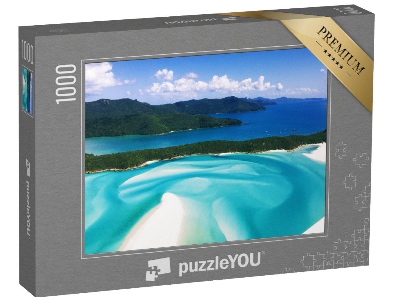 puzzle 1000 dílků „Pláž Whitehaven, Queensland“