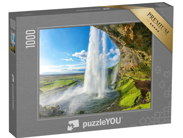 puzzle 1000 dílků „Na zadní straně Seljalandsfossu na Islandu“