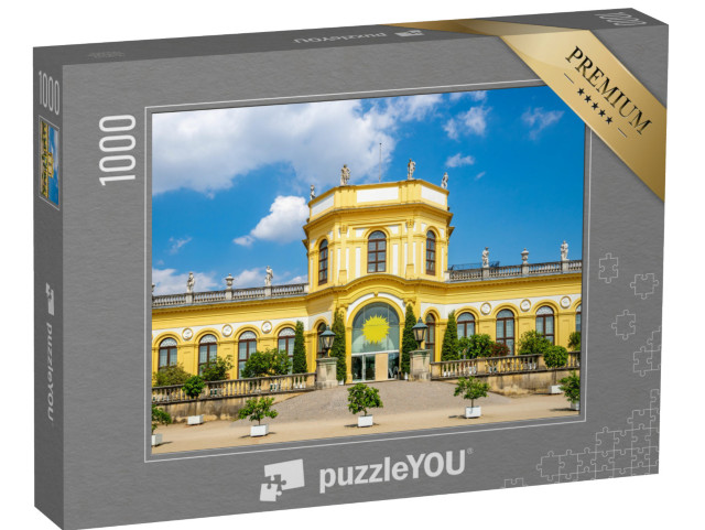 puzzle 1000 dílků „Oranžerie v parku Karlsaue v Kasselu, Německo“