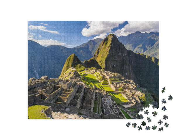 puzzle 1000 dílků „Machu Picchu, historická svatyně v Peru“