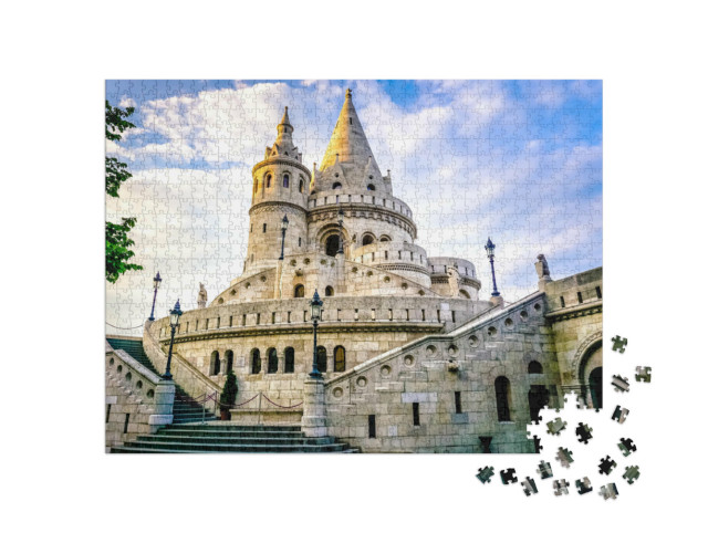puzzle 1000 dílků „Rybářská bašta, Budapešť, Maďarsko“