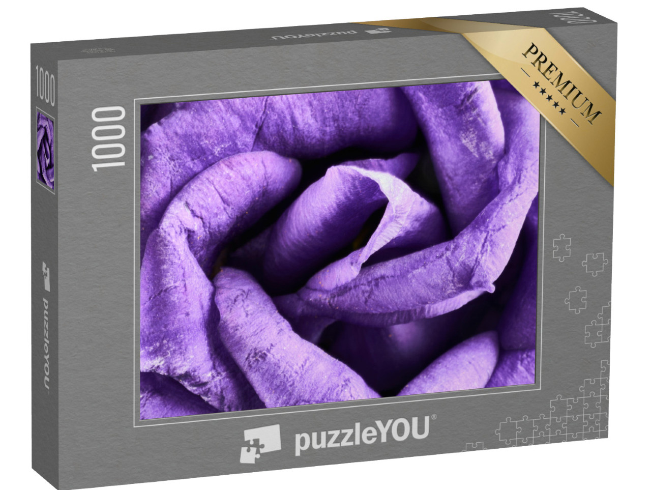 puzzle 1000 dílků „Květy Eustoma v detailním záběru“