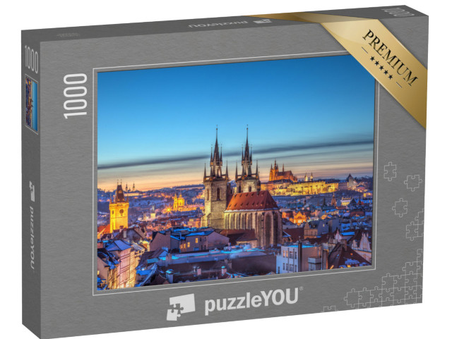 puzzle 1000 dílků „Pohled na historické centrum Prahy“