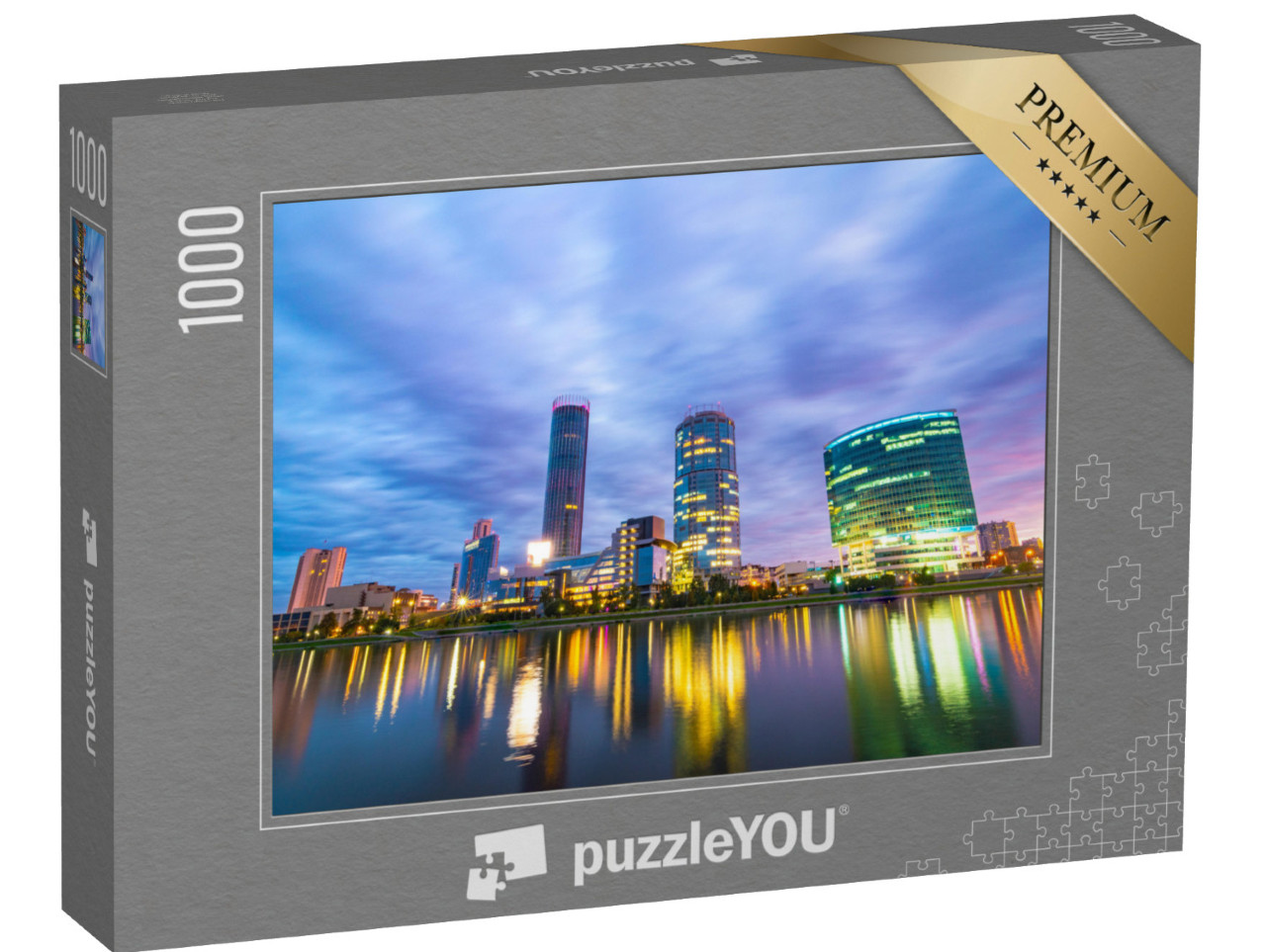 puzzle 1000 dílků „Krajina města Jekatěrinburg, Rusko“