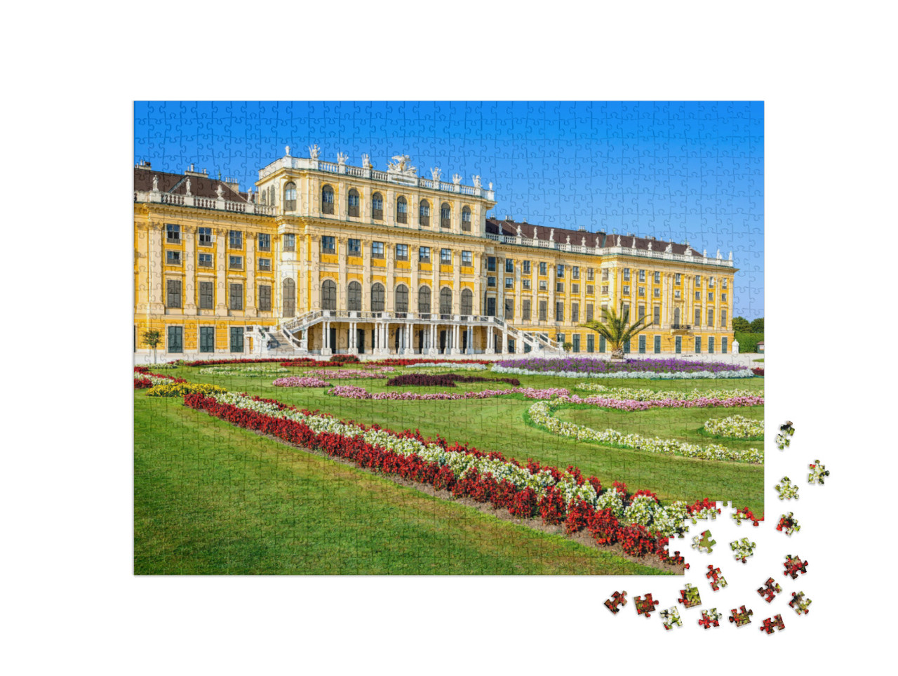 puzzle 1000 dílků „Zámek Schönbrunn ve Vídni“