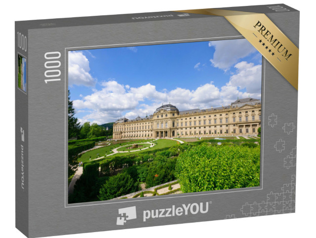 puzzle 1000 dílků „Barokní palácová budova v centru Würzburgu“