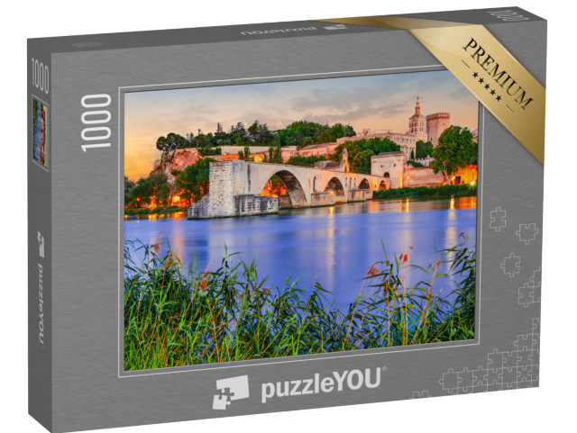 puzzle 1000 dílků „Pont Saint-Benezet na řece Rhone, Avignon, Francie“