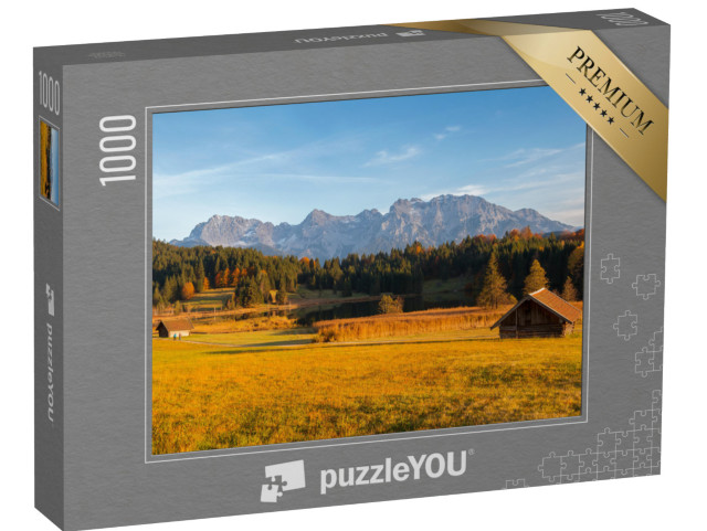 puzzle 1000 dílků „Krásný horský rybník u jezera Geroldsee“