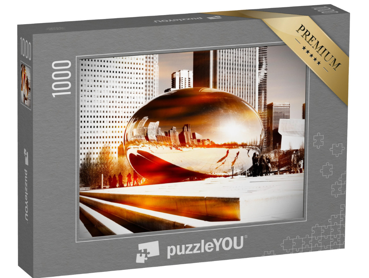 puzzle 1000 dílků „Městská pouliční scéna“