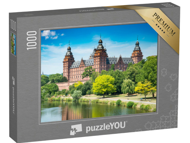puzzle 1000 dílků „Zámek Johannisburg u Frankfurtu nad Mohanem, Německo“