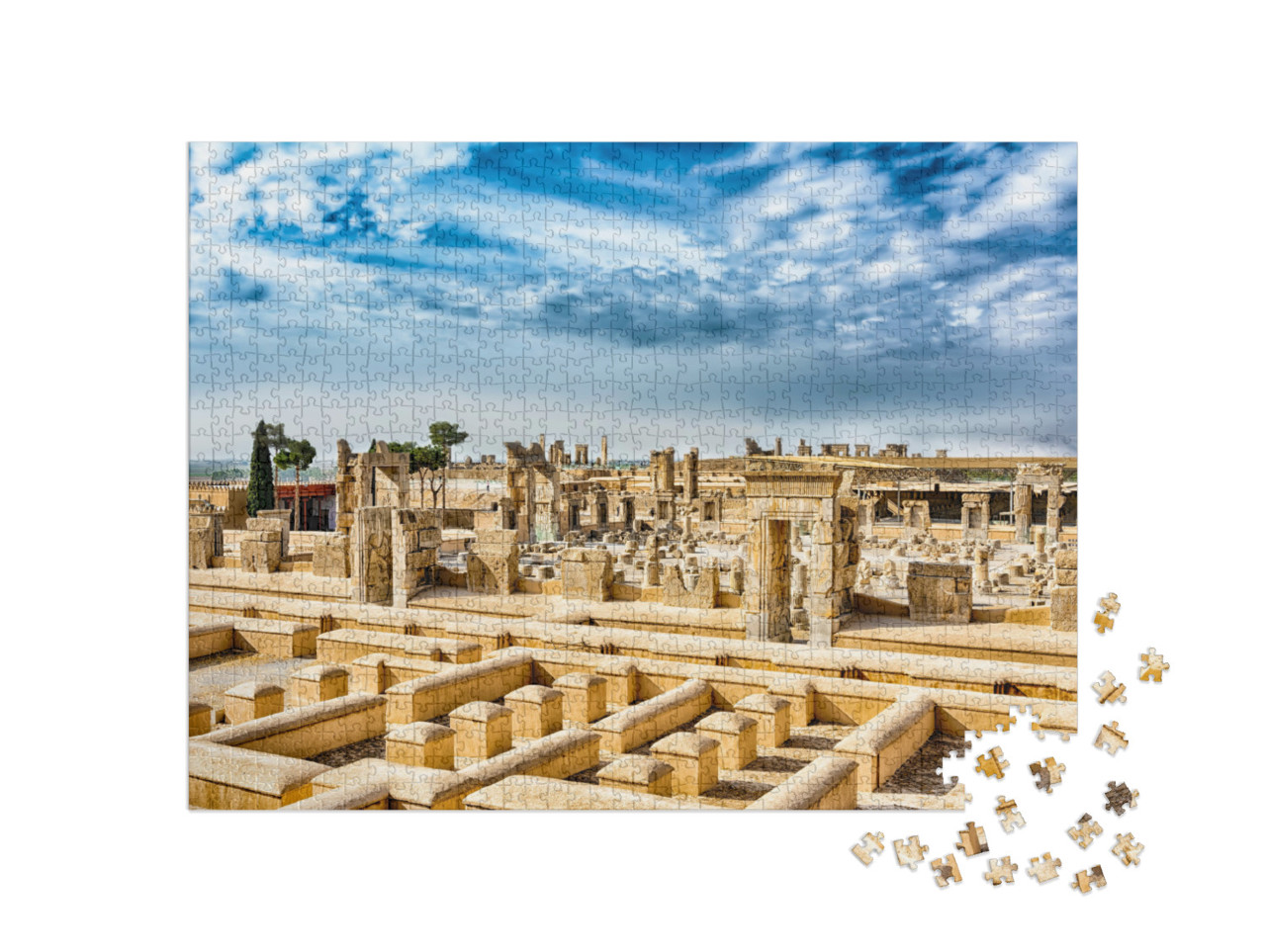 puzzle 1000 dílků „Persepolis v Íránu: hlavní město Achaimenovců, starověká Persie“