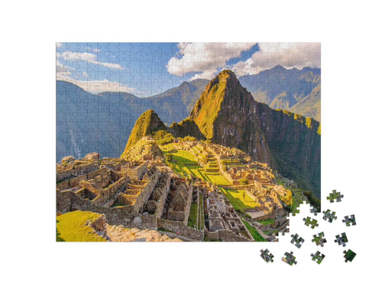 puzzle 500 dílků „Peru, Jižní Amerika: Machu Picchu, světové dědictví UNESCO“