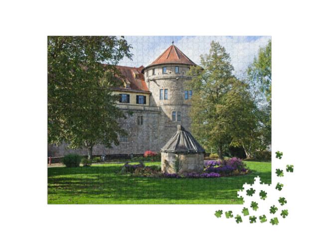 puzzle 1000 dílků „Tübingen, pohled na staré město, Německo“
