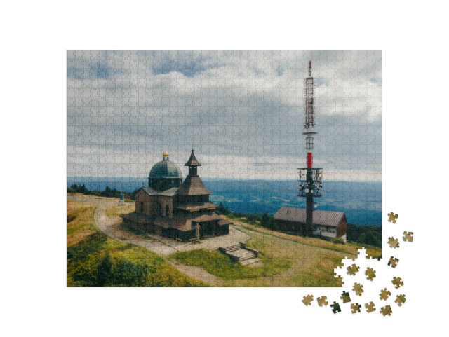 puzzle 1000 dílků „Radhošť, Beskydy, Česká republika“
