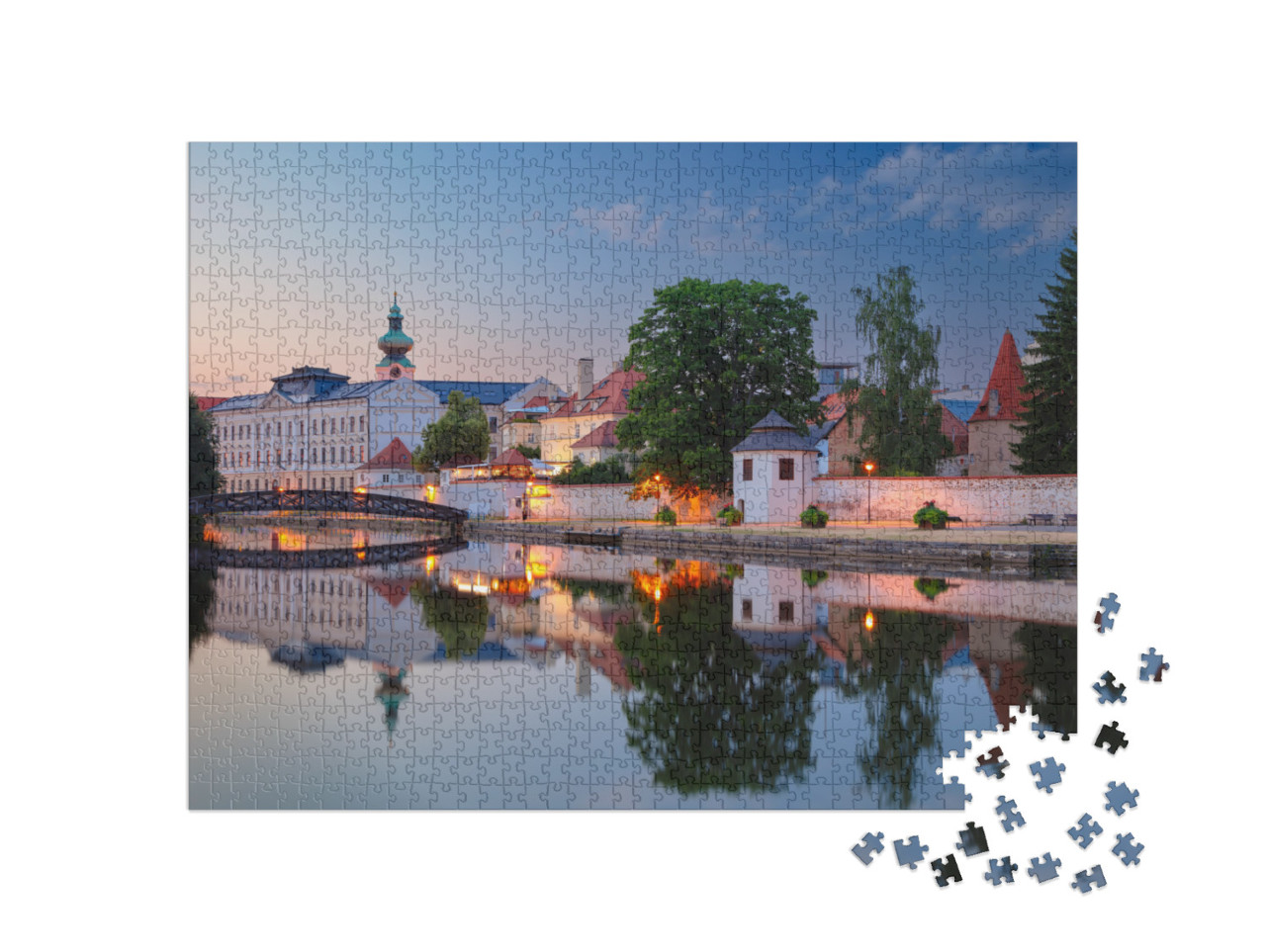 puzzle 1000 dílků „České Budějovice, Česká republika“