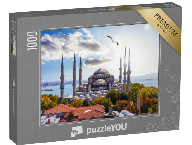 puzzle 1000 dílků „Mešita Sultána Ahmeta před Bosforem, Istanbul, Turecko“