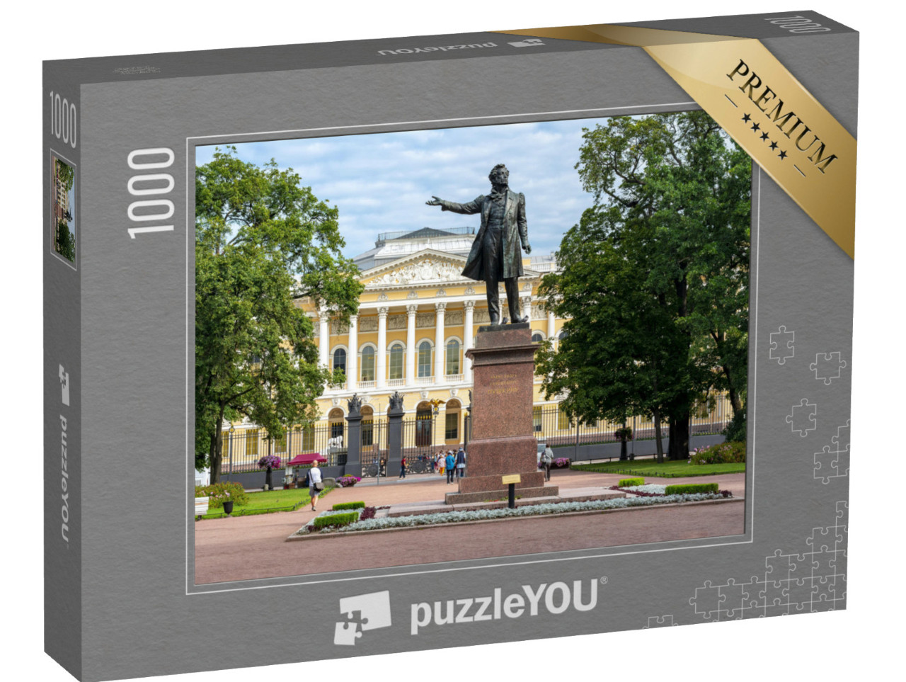 puzzle 1000 dílků „Pomník ruského básníka Alexandra Puškina, Petrohrad, Rusko“