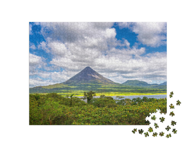 puzzle 1000 dílků „Sopka Arenal, La Fortuna, Kostarika“