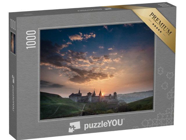 puzzle 1000 dílků „Pevnost Kamianets-Podilskyi, Ukrajina“