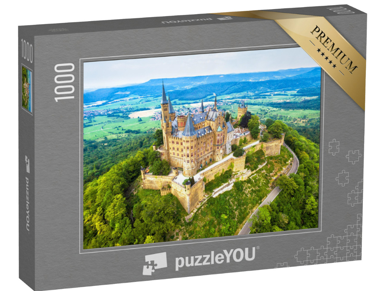 puzzle 1000 dílků „Zámek Hohenzollern ve Švábském Albu“